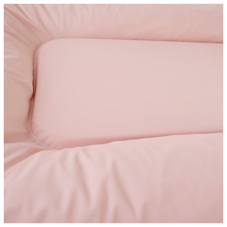 Matelas a langer - TINEO - FLOCONS - PVC - Rose poudre