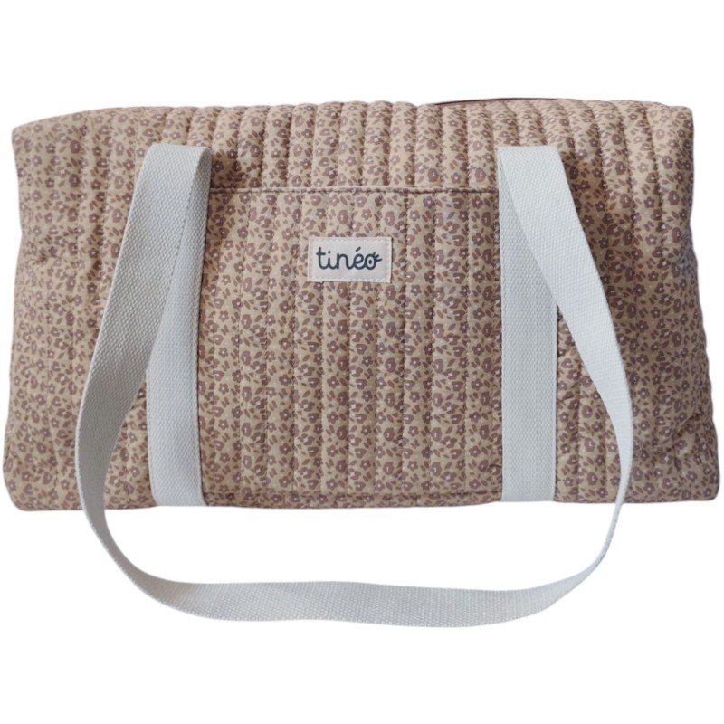 Sac a langer - TINEO - 40 x 22 x 24 cm - Léopard