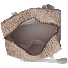 Sac a langer - TINEO - 40 x 22 x 24 cm - Léopard