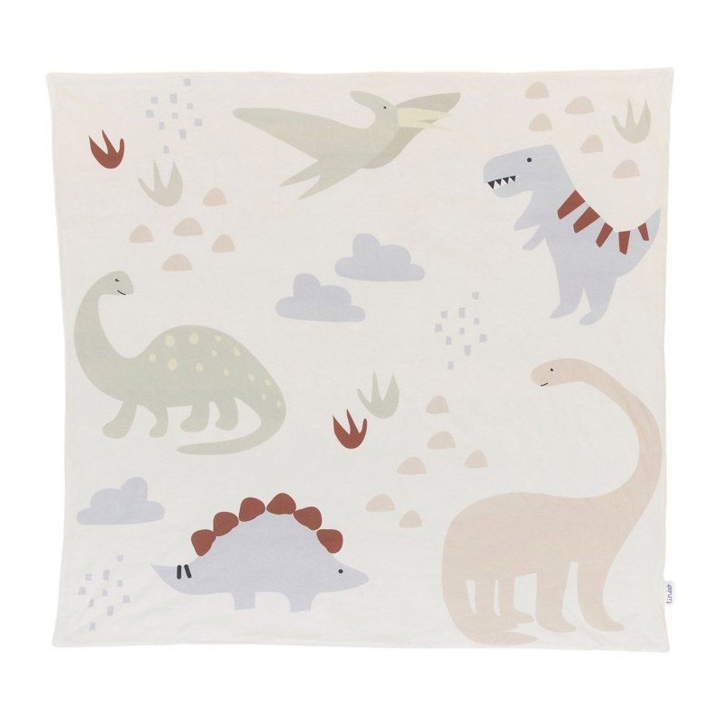 Tapis de jeu nomade - TINEO - 100 x 100 cm - Dinosaures