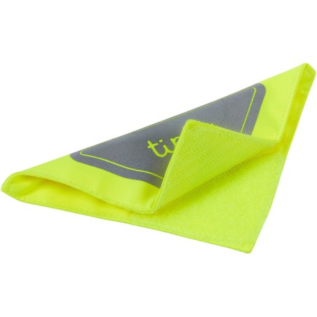Patchs réfléchissants - TINEO - Fixation a scratch - Jaune fluo