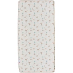 Matelas - CONFORT FUN - 60 x 120 cm - Ep. 8 cm - Blanc / Éléphants -