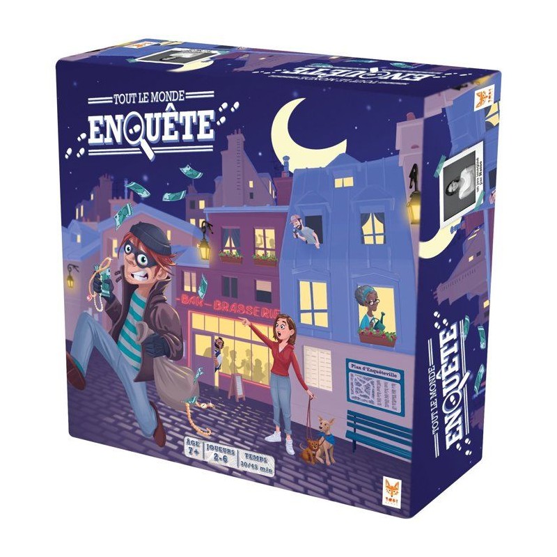 TOUT LE MONDE ENQUETE - Jeu de société - TOPI GAMES - 2 a 6 joueurs