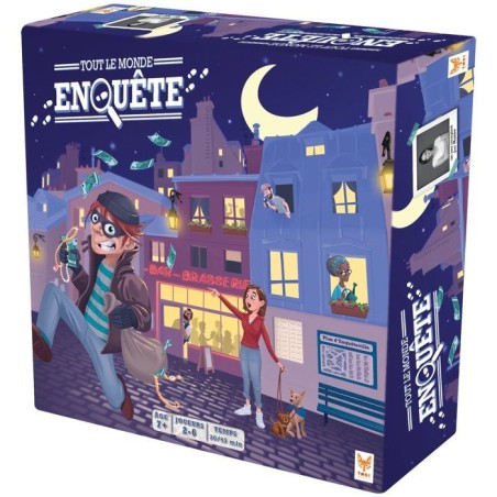 TOUT LE MONDE ENQUETE - Jeu de société - TOPI GAMES - 2 a 6 joueurs