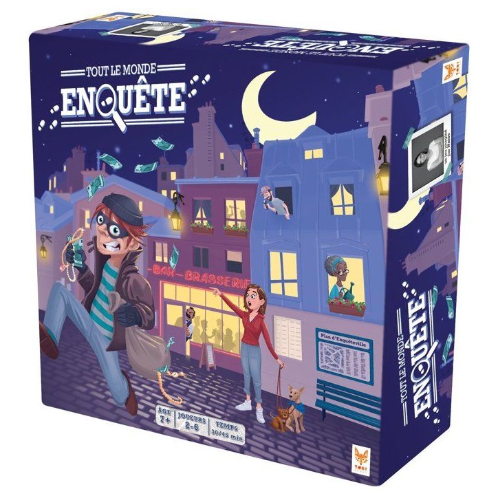 TOUT LE MONDE ENQUETE - Jeu de société - TOPI GAMES - 2 a 6 joueurs - Des 7 ans TOUT LE MONDE ENQUETE - Jeu de société - TOPI GAMES - 2 a 6 joueurs - Des 7 ans
