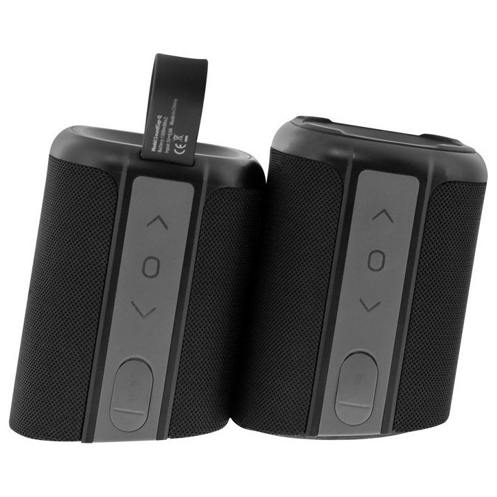 Enceinte sans fil- T'nb - XPLORE TWS - Waterproof - Bluetooth - Séparable en 2 - Autonomie 7h - 20 W stéréo - Noir Enceinte sans fil- T'nb - XPLORE TWS - Waterproof - Bluetooth - Séparable en 2 - Autonomie 7h - 20 W stéréo - Noir