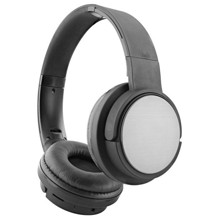 Casque 4 en 1 - T'nb - Shine 3 - Sans fil/filaire/lecteur de cartes SD/FM - Bluetooth - Autonomie 8h - Noir