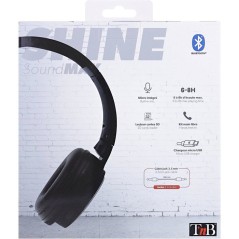 Casque 4 en 1 - T'nb - Shine 3 - Sans fil/filaire/lecteur de cartes SD