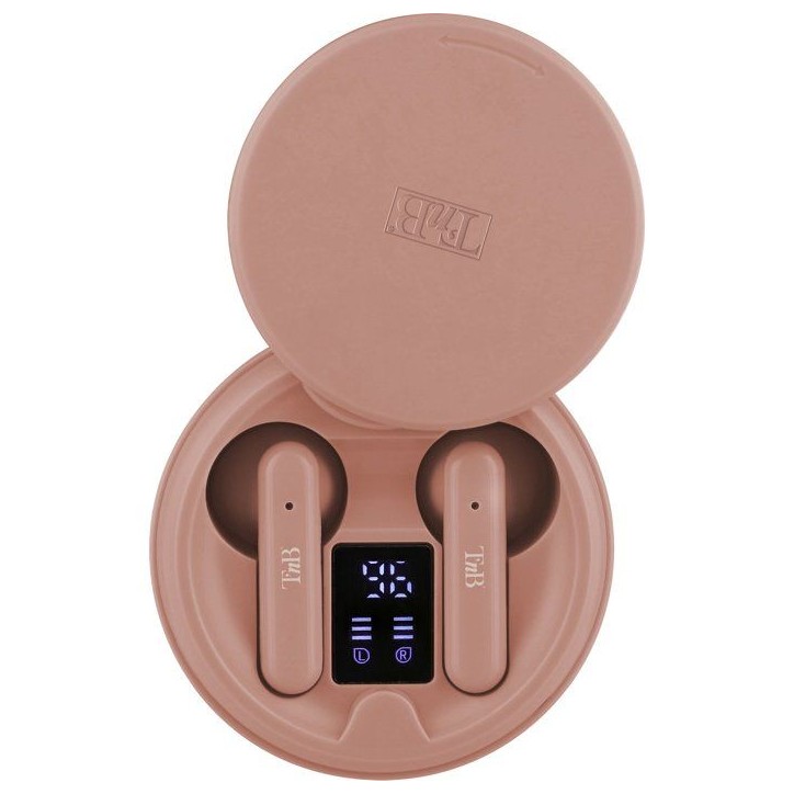 Ecouteurs sans fil TWS - T'nb - Shiny 2 - Boîtier de charge inclus - Bluetooth - Autonomie 20h - Contrôle tactile - Rose Ecouteurs sans fil TWS - T'nb - Shiny 2 - Boîtier de charge inclus - Bluetooth - Autonomie 20h - Contrôle tactile - Rose