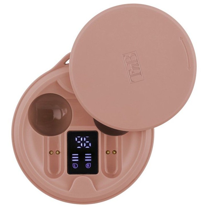 Ecouteurs sans fil TWS - T'nb - Shiny 2 - Boîtier de charge inclus - Bluetooth - Autonomie 20h - Contrôle tactile - Rose Ecouteurs sans fil TWS - T'nb - Shiny 2 - Boîtier de charge inclus - Bluetooth - Autonomie 20h - Contrôle tactile - Rose