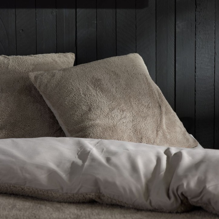 Parure de lit - TODAY - Teddy - 2 personnes - 220 x 240 cm - Beige uni Parure de lit - TODAY - Teddy - 2 personnes - 220 x 240 cm - Beige uni