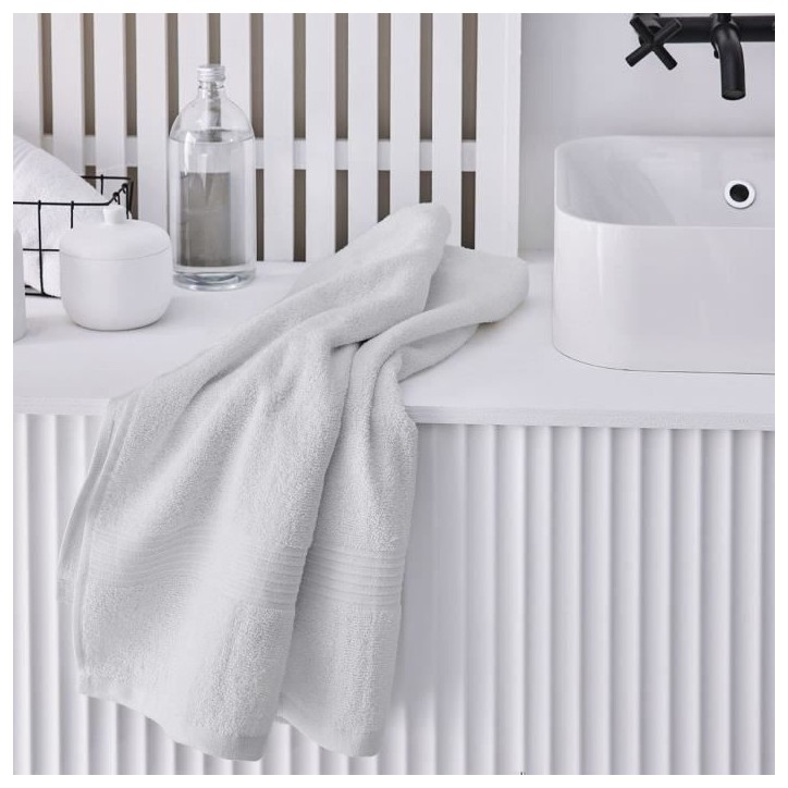 TODAY Essential - Drap de bain 70 x 130 cm - 100% Coton - Craie TODAY Essential - Drap de bain 70 x 130 cm - 100% Coton - Craie