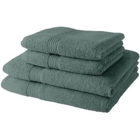 2 Serviettes de bain TODAY 50x90 + 2 Draps de bain 70x130 cm 100% Coto