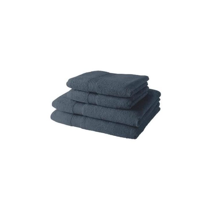 2 Serviettes de bain TODAY 50x90 + 2 Draps de bain 70x130 cm 100% Coton - Denim 2 Serviettes de bain TODAY 50x90 + 2 Draps de bain 70x130 cm 100% Coton - Denim