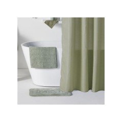 Set de douche - TODAY - UTILITY - Panier, tapis, rideau - Green