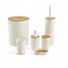 Lot de 6 acc SDB - TODAY - UTILITY - Dist savon, gobelet, porte-brosse