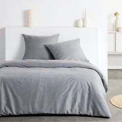 Parure de lit - TODAY - Essential - 2 personnes - 220 x 240 cm - Effet