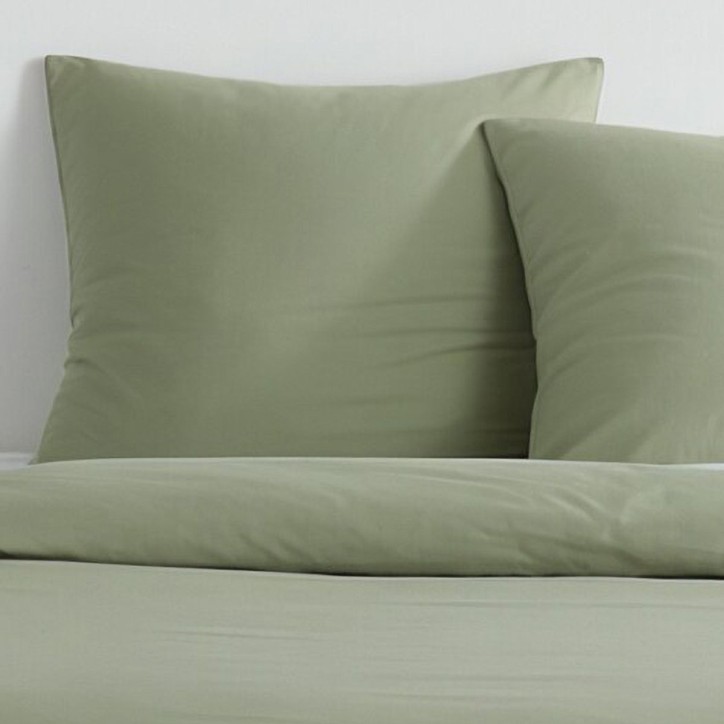Parure de lit - TODAY - Essential - 2 personnes - 220 x 240 cm - Effet lavé sauge Parure de lit - TODAY - Essential - 2 personnes - 220 x 240 cm - Effet lavé sauge