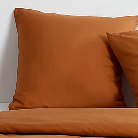 Parure de lit - TODAY - Essential - 2 personnes - 220 x 240 cm - Effet lavé caramel