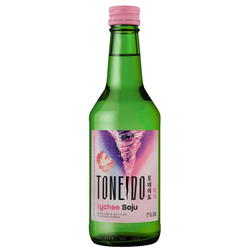 Toneido Soju - Litchi - 12,00 % Vol. - 36 cl