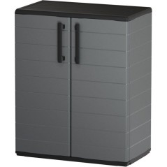 Armoire basse - TOOD - 2 portes + 1 étagere en polypropylene - 68 x 3
