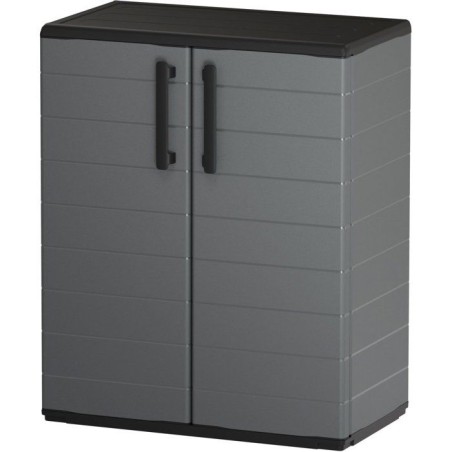 Armoire basse - TOOD - 2 portes + 1 étagere en polypropylene - 68 x 3