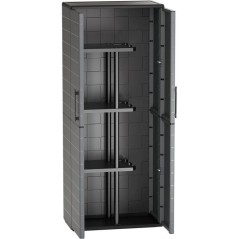 Armoire porte-balai - TOOD - 2 portes + 3 étgageres en polypropylene