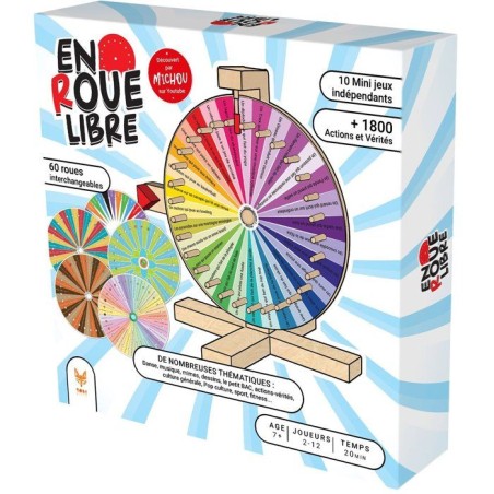 EN ROUE LIBRE - Jeu de société - TOPI GAMES - 2 a 6 joueurs - Des 7