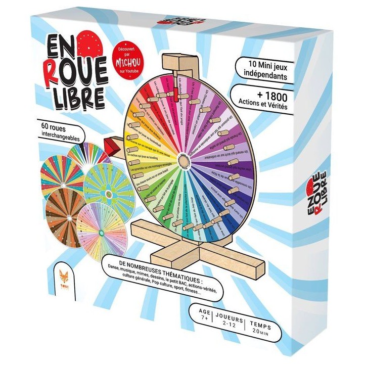 EN ROUE LIBRE - Jeu de société - TOPI GAMES - 2 a 6 joueurs - Des 7 ans