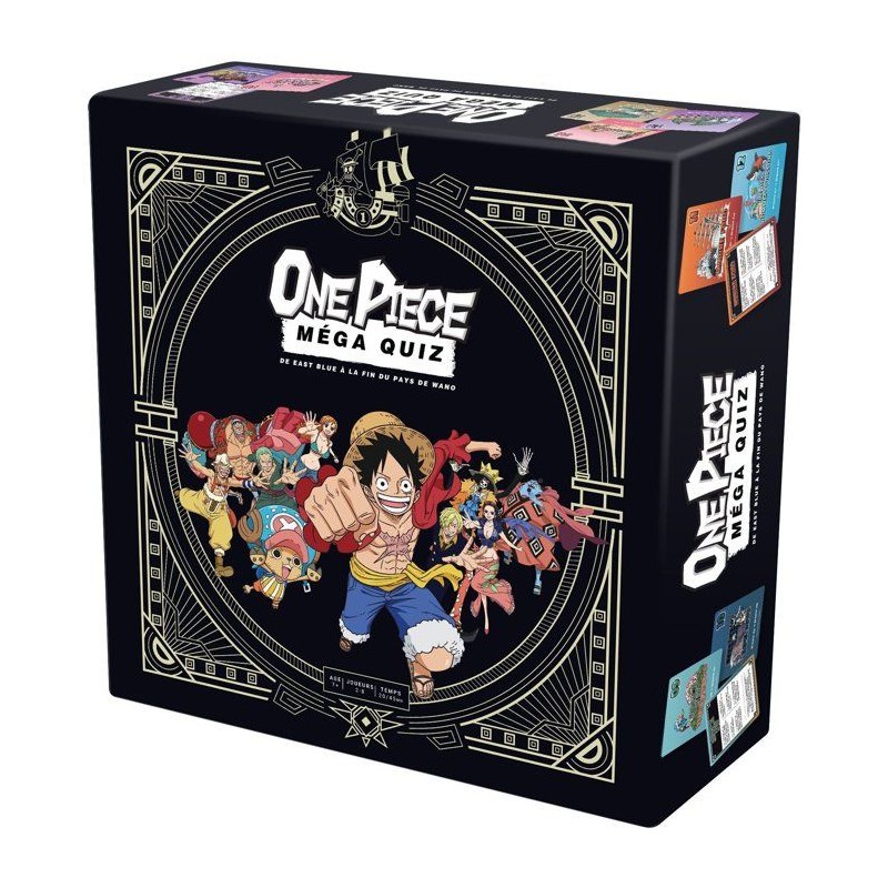 ONE PIECE LE MEGA QUIZ - Jeu de société - TOPI GAMES - 2 a 8 joueurs