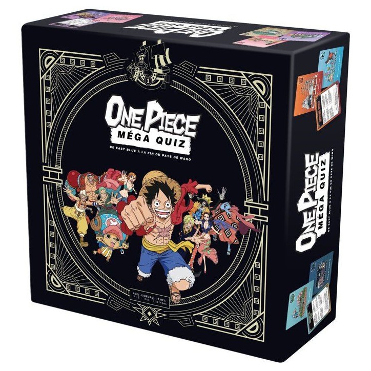 ONE PIECE LE MEGA QUIZ - Jeu de société - TOPI GAMES - 2 a 8 joueurs - Des 7 ans ONE PIECE LE MEGA QUIZ - Jeu de société - TOPI GAMES - 2 a 8 joueurs - Des 7 ans
