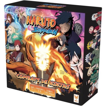 NARUTO SHIPPUDEN - COMBATS DE NINJA - Jeu de société - TOPI GAMES -