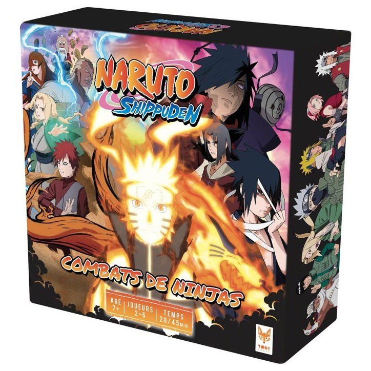 NARUTO SHIPPUDEN - COMBATS DE NINJA - Jeu de société - TOPI GAMES - 2 a 6 joueurs - Des 7 ans NARUTO SHIPPUDEN - COMBATS DE NINJA - Jeu de société - TOPI GAMES - 2 a 6 joueurs - Des 7 ans