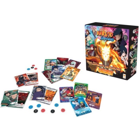 NARUTO SHIPPUDEN - COMBATS DE NINJA - Jeu de société - TOPI GAMES - 2 a 6 joueurs - Des 7 ans