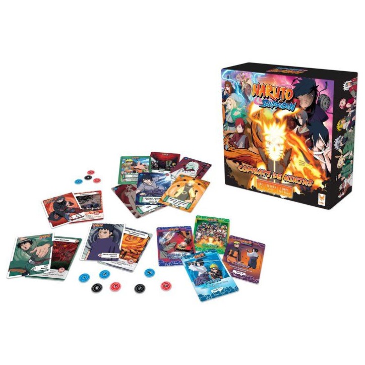 NARUTO SHIPPUDEN - COMBATS DE NINJA - Jeu de société - TOPI GAMES - 2 a 6 joueurs - Des 7 ans NARUTO SHIPPUDEN - COMBATS DE NINJA - Jeu de société - TOPI GAMES - 2 a 6 joueurs - Des 7 ans