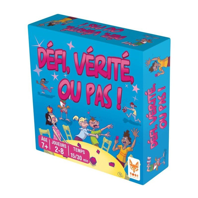 DEFI, VERITE OU PAS ! - Jeu de Société - TOPI GAMES - 2 a 8 joueurs