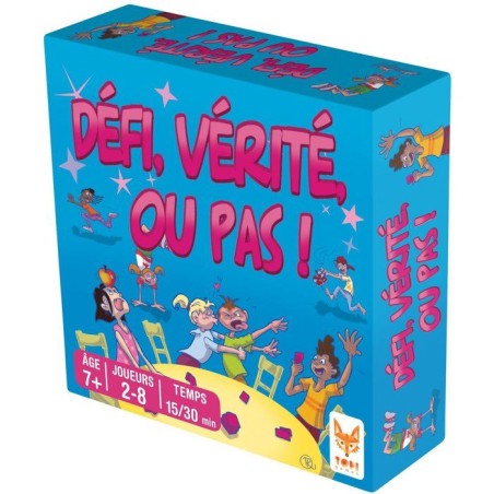DEFI, VERITE OU PAS ! - Jeu de Société - TOPI GAMES - 2 a 8 joueurs