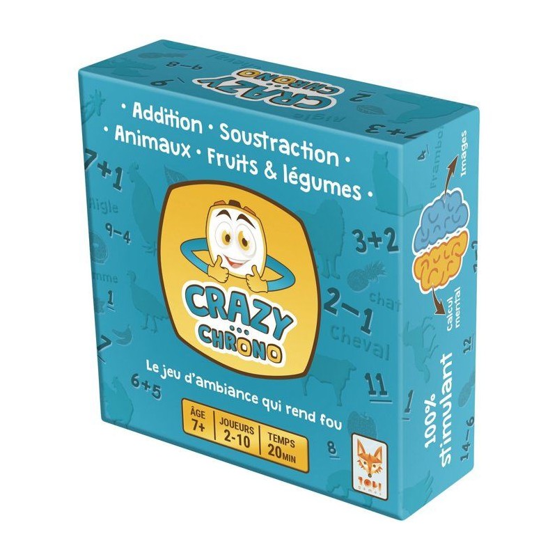 CRAZY CHRONO - Jeu de société - TOPI GAMES - 2 a 12 joueurs - Des 7