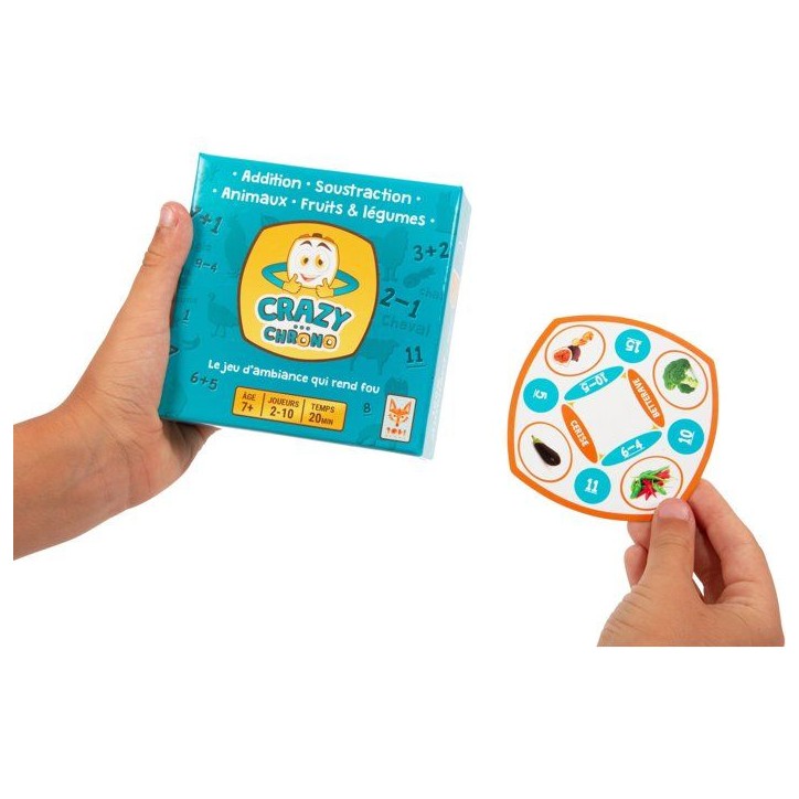 CRAZY CHRONO - Jeu de société - TOPI GAMES - 2 a 12 joueurs - Des 7 ans CRAZY CHRONO - Jeu de société - TOPI GAMES - 2 a 12 joueurs - Des 7 ans