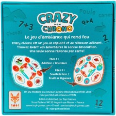 CRAZY CHRONO - Jeu de société - TOPI GAMES - 2 a 12 joueurs - Des 7
