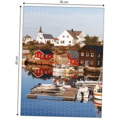 Puzzle - TOPI GAMES - Echappées Belles Norvege - 500 pieces - Des 7 ans