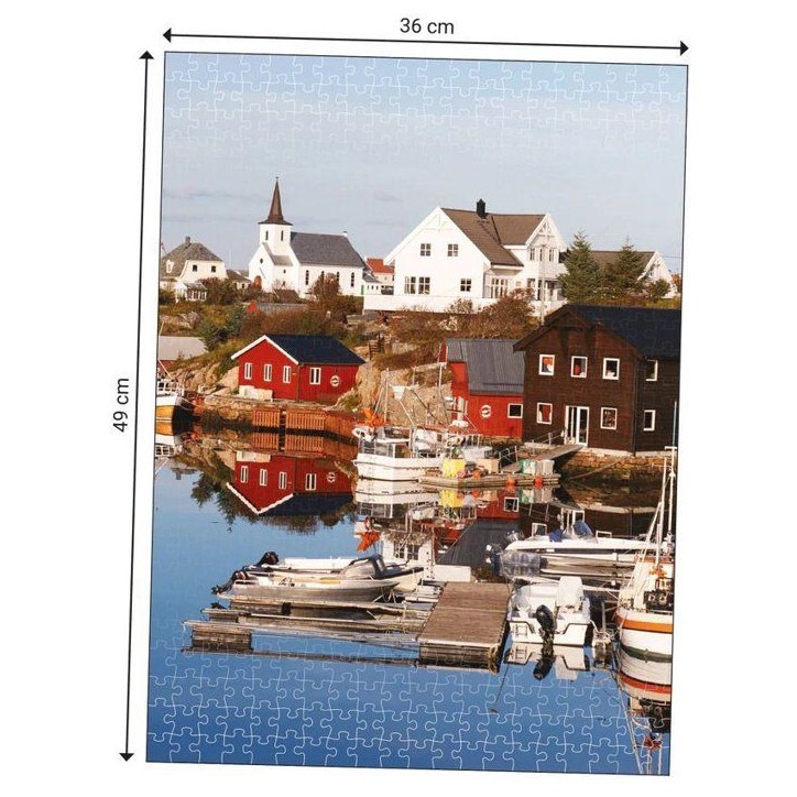 Puzzle - TOPI GAMES - Echappées Belles Norvege - 500 pieces - Des 7 ans