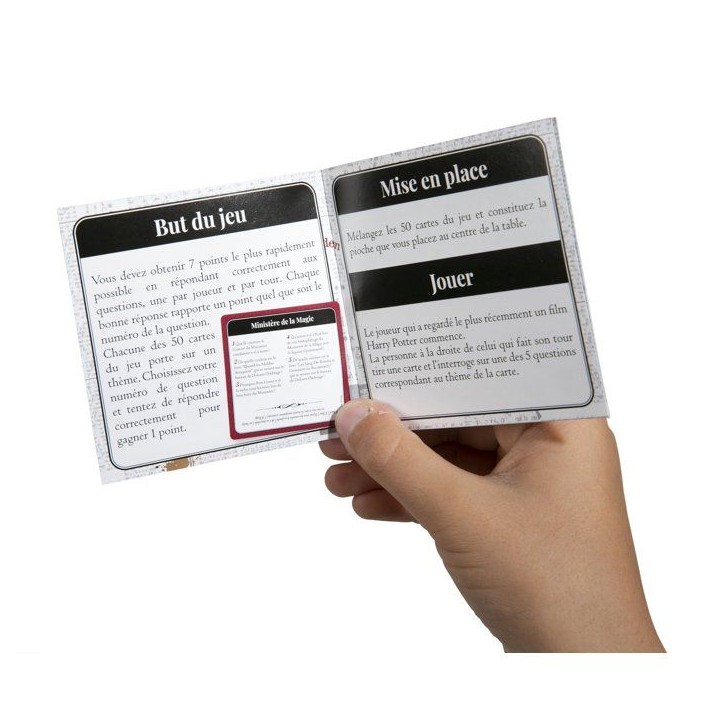 HARRY POTTER QUIZZ 500 - Jeu de société - TOPI GAMES - 2 a 8 joueurs - Des 7 ans HARRY POTTER QUIZZ 500 - Jeu de société - TOPI GAMES - 2 a 8 joueurs - Des 7 ans