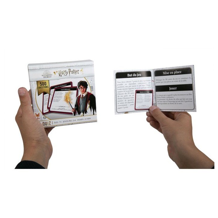 HARRY POTTER QUIZZ 500 - Jeu de société - TOPI GAMES - 2 a 8 joueurs - Des 7 ans HARRY POTTER QUIZZ 500 - Jeu de société - TOPI GAMES - 2 a 8 joueurs - Des 7 ans