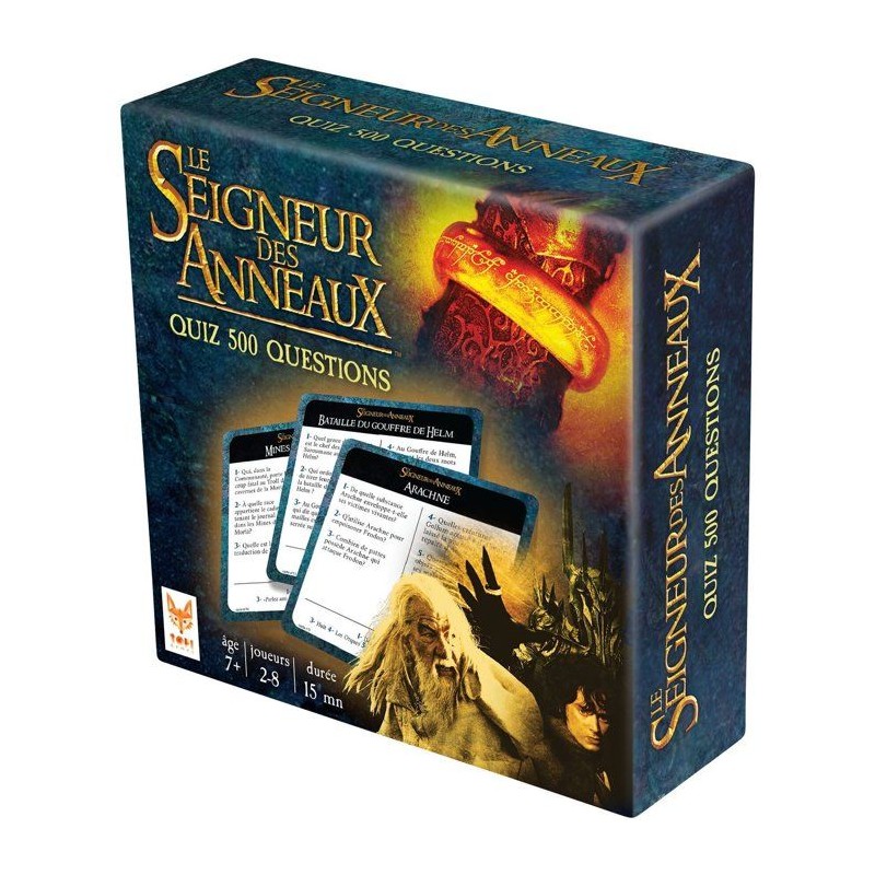 LE SEIGNEUR DES ANNEAUX QUIZZ 500 - Jeu de société - TOPI GAMES - 2
