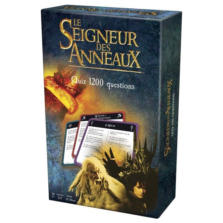 Le Seigneur des Anneaux 1200 questions - Jeu de société - TOPI GAMES - 2 a 8 joueurs - Des 7 ans Le Seigneur des Anneaux 1200 questions - Jeu de société - TOPI GAMES - 2 a 8 joueurs - Des 7 ans