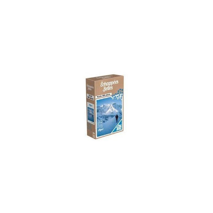 Puzzle - TOPI GAMES - Echappées Belles Alpes - 500 pieces - Des 10 ans Puzzle - TOPI GAMES - Echappées Belles Alpes - 500 pieces - Des 10 ans