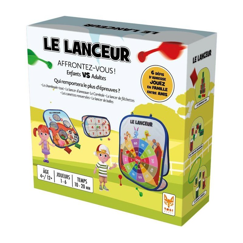 LE LANCEUR - Jeu de société - TOPI GAMES - 1 a 20 joueurs - Des 7 an