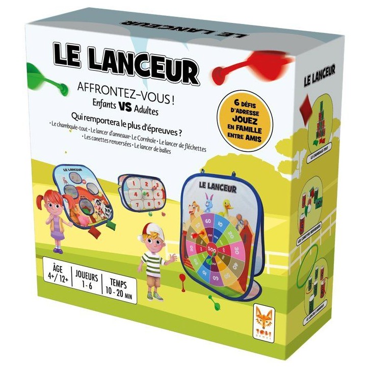 LE LANCEUR - Jeu de société - TOPI GAMES - 1 a 20 joueurs - Des 7 ans LE LANCEUR - Jeu de société - TOPI GAMES - 1 a 20 joueurs - Des 7 ans
