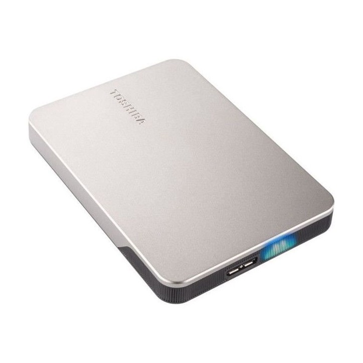 Disque dur externe - TOSHIBA - Canvio Flex - 1 To - Argent - Performance élégante